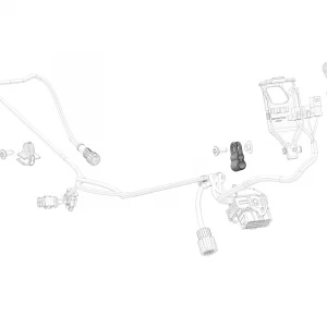 Porte-câble à cadre supérieur